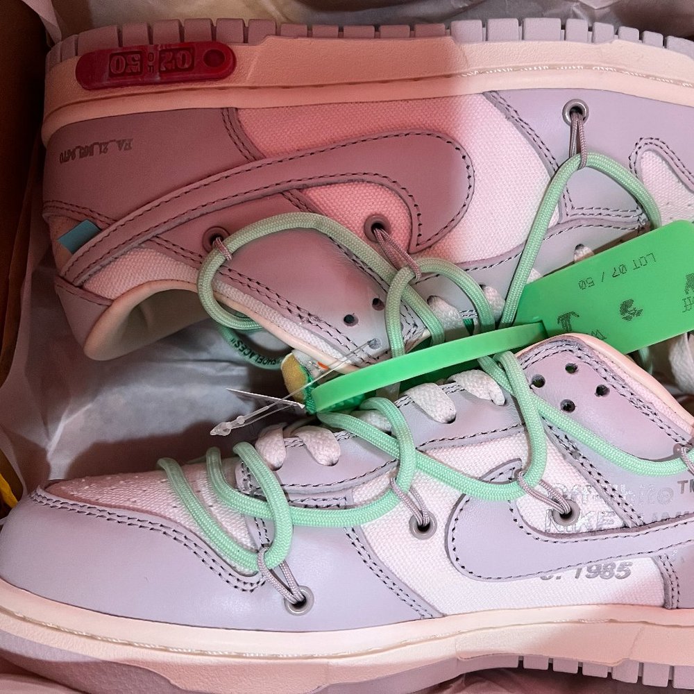 OFF-WHITE X DUNK LOW LOT 07 OF 50